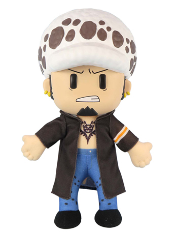 One Piece FigureKey Trafalgar D. Law (Dressrosa) 8" Plush Figure Gallery Image 2