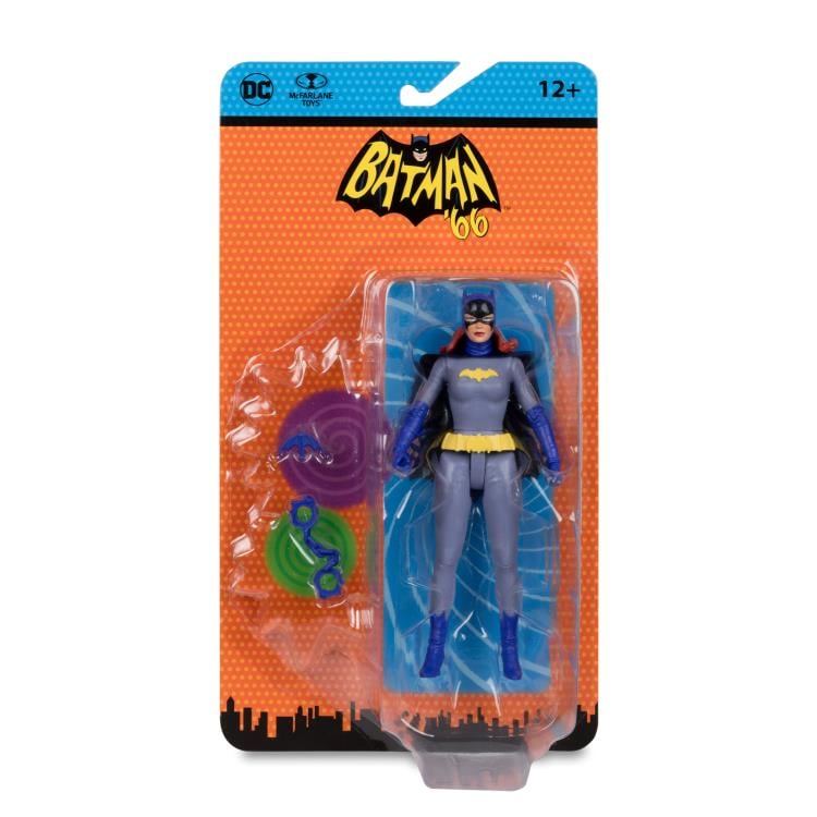 Batman '66 DC Retro Batgirl (Grey/Blue) Action Figure Gallery Image 11