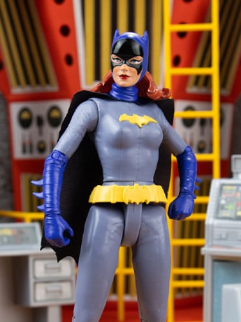Batman '66 DC Retro Batgirl (Grey/Blue) Action Figure Gallery Image 2