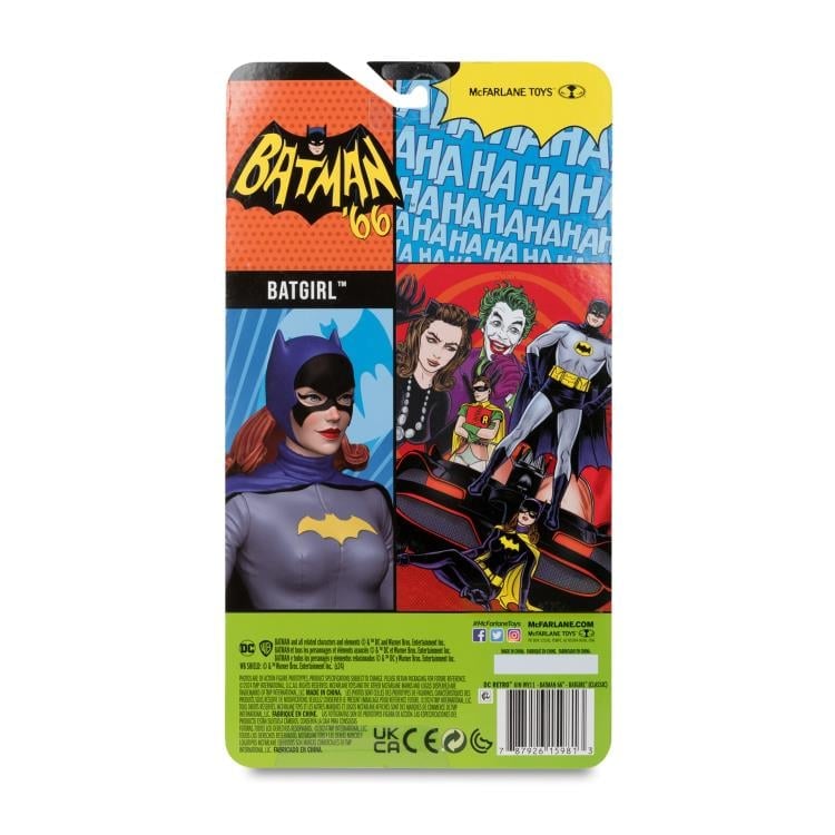 Batman '66 DC Retro Batgirl (Grey/Blue) Action Figure Gallery Image 12