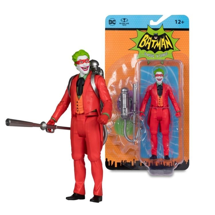 Batman Classic TV Series DC Retro The Joker (Masked) Action Figure Gallery Image 10