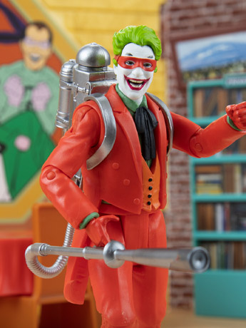 Batman Classic TV Series DC Retro The Joker (Masked) Action Figure Gallery Image 2