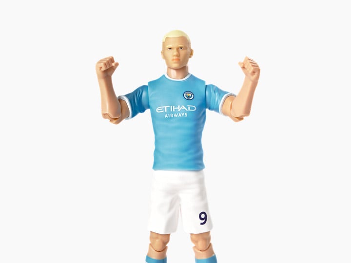 Manchester City Sockers Erling Haaland Action Figure Gallery Image 1