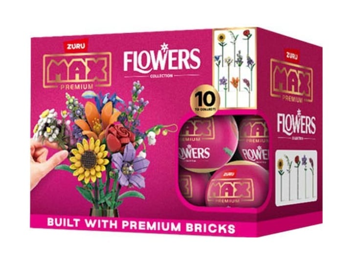 MAX Premium Flowers Collection Random Building Brick Capsule