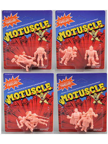 M.O.T.U.S.C.L.E. 1.75" Three Pack - Set of 4