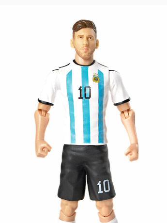 Argentina FC Sockers Lionel Messi Action Figure Gallery Image 2