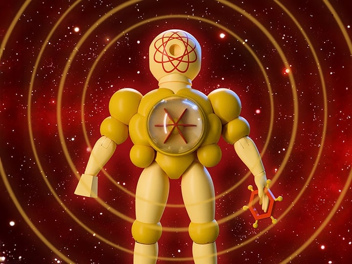 SilverHawks ULTIMATES! Mo-Lec-U-Lar (Toy Version) Action Figure Gallery Image 1