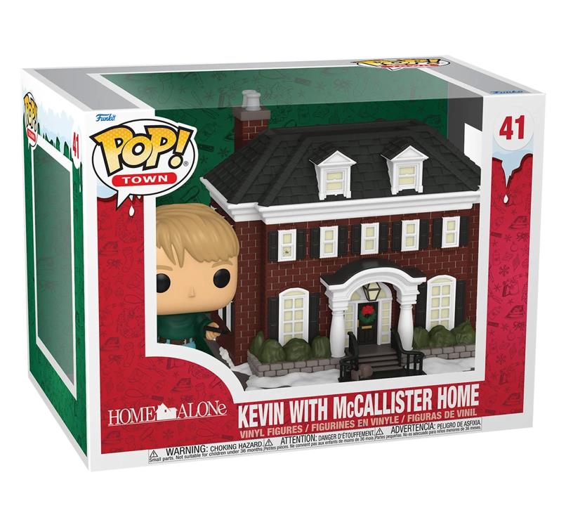 Pop! Town: Home Alone - Kevin McCallister with McCallister House (Glow-in-the-Dark) Gallery Image 3