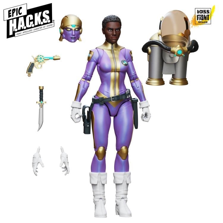 Epic H.A.C.K.S. Roxy London: Freelance Peacekeeper 1/12 Scale Action Figure Gallery Image 8
