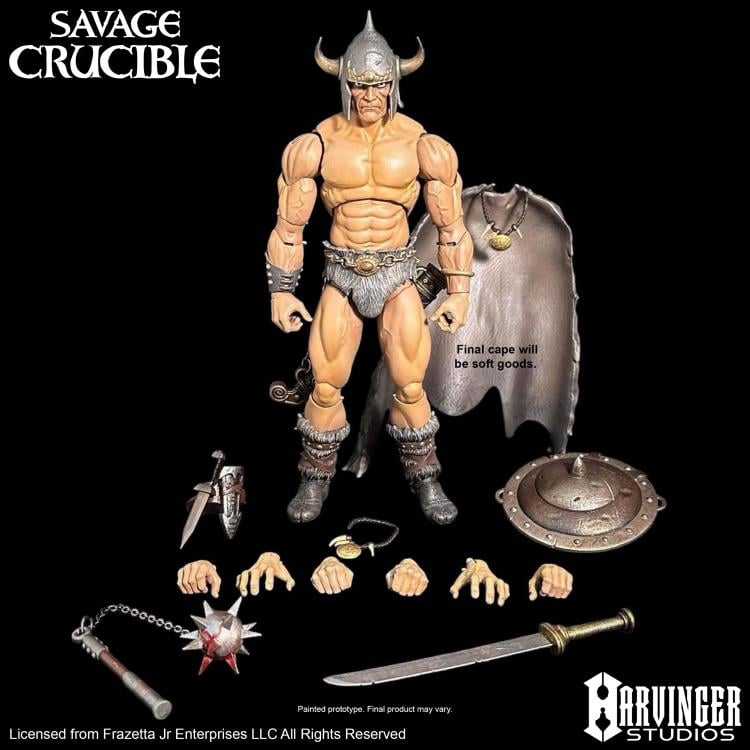 Savage Crucible Frazetta's Warrior Action Figure Gallery Image 6