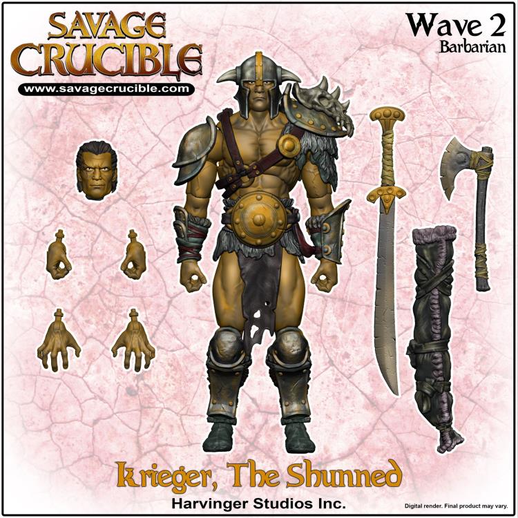 Savage Crucible Krieger The Shunned Action Figure Gallery Image 9