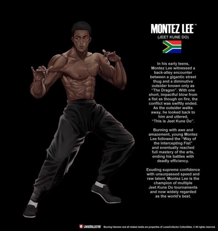 Burning Hammer Montez Lee 1/12 Scale Action Figure Gallery Image 7