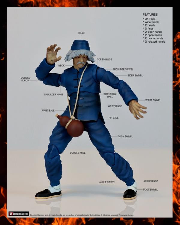 Burning Hammer Master Wei Li 1/12 Scale Action Figure Gallery Image 7
