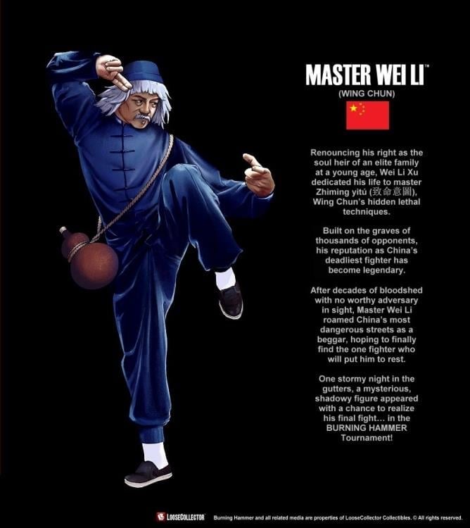 Burning Hammer Master Wei Li 1/12 Scale Action Figure Gallery Image 8