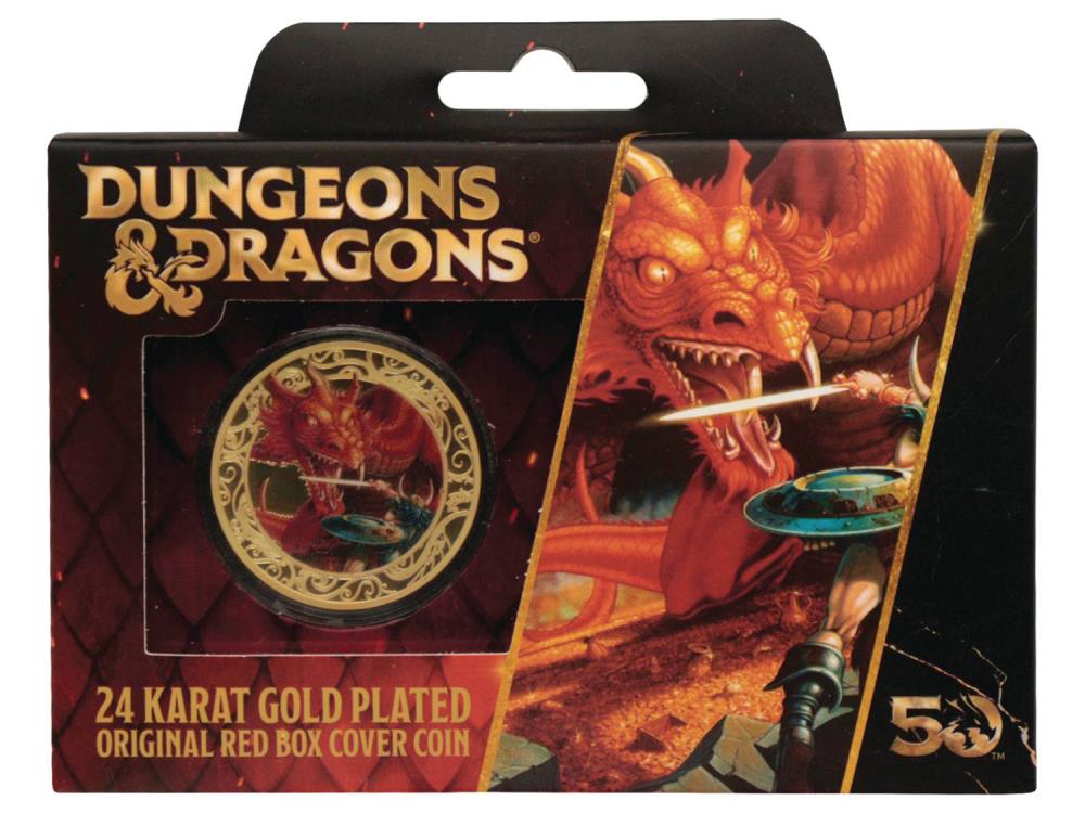 Dungeons & Dragons 50th Anniversary 24K Gold Plated Limited Edition Coin Gallery Image 5