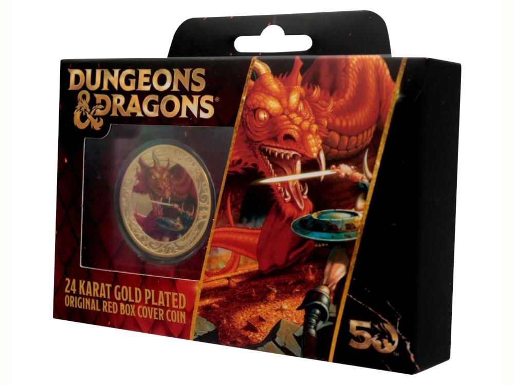 Dungeons & Dragons 50th Anniversary 24K Gold Plated Limited Edition Coin Gallery Image 6