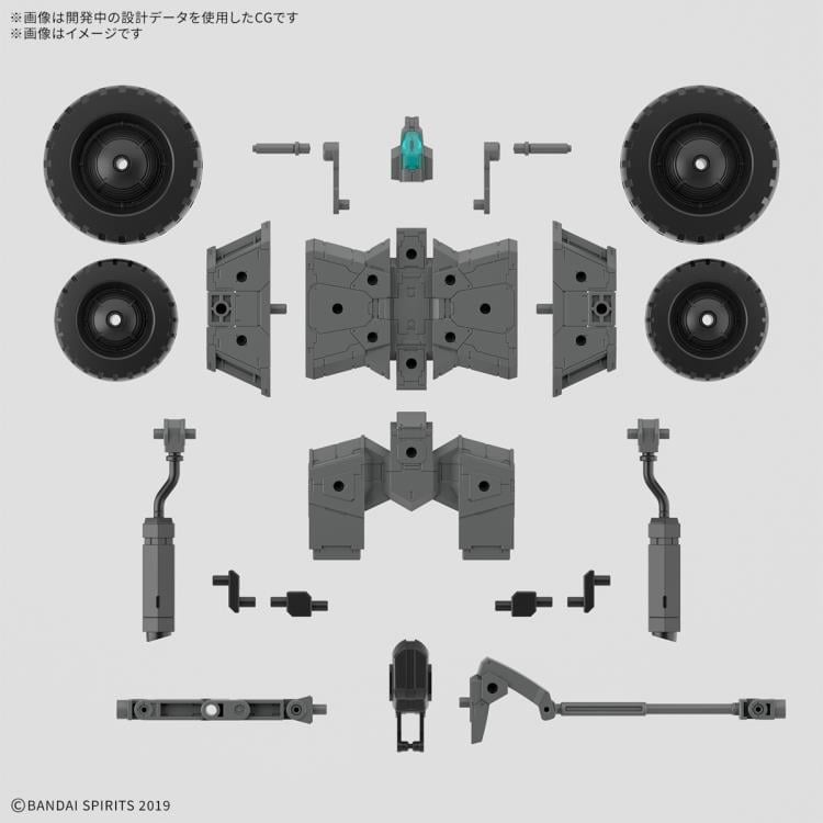 30 Minutes Missions EXA Vehicle (Wheel Mobile Ver.) 1/144 Scale Model Kit Gallery Image 8