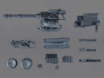 MAN WITH　A MISSION spear Rib 6点セット Armored Core VI: Fires of Rubicon 30 Minutes Missions Weapon Set