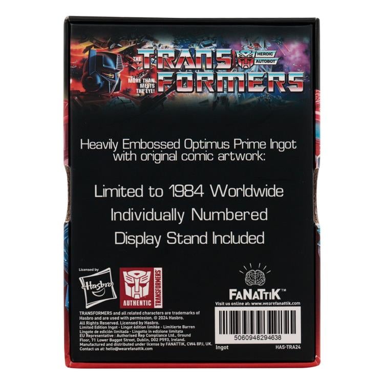 Transformers 40th Anniversary Autobot Limited Edition Ingot Gallery Image 6