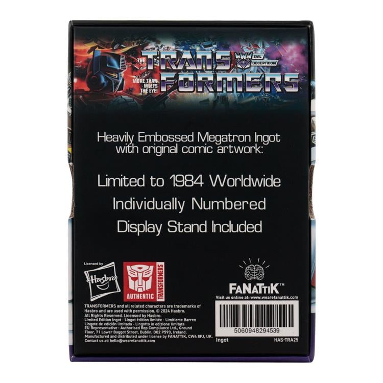 Transformers 40th Anniversary Decepticons Limited Edition Ingot Gallery Image 6