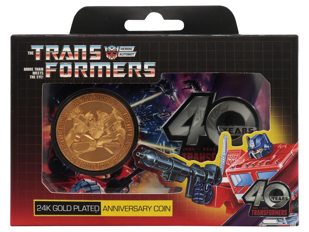 Transformers 40th Anniversary 24K Gold Plated Limited Edition Coin Gallery Image 7