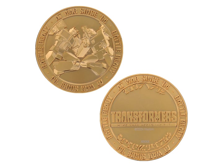 Transformers 40th Anniversary 24K Gold Plated Limited Edition Coin Gallery Image 1