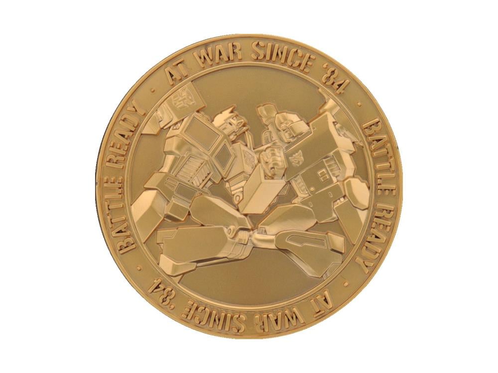 Transformers 40th Anniversary 24K Gold Plated Limited Edition Coin Gallery Image 3