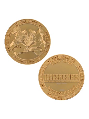 Transformers 40th Anniversary 24K Gold Plated Limited Edition Coin Gallery Image 2