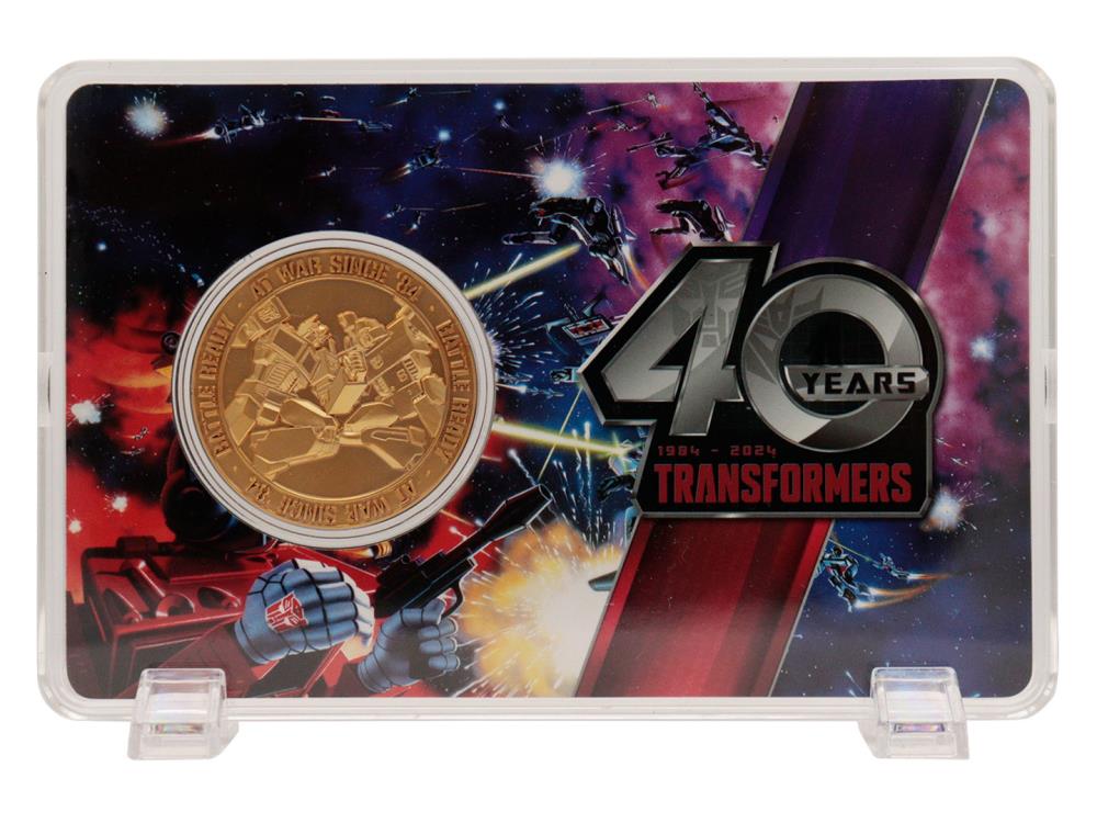 Transformers 40th Anniversary 24K Gold Plated Limited Edition Coin Gallery Image 4