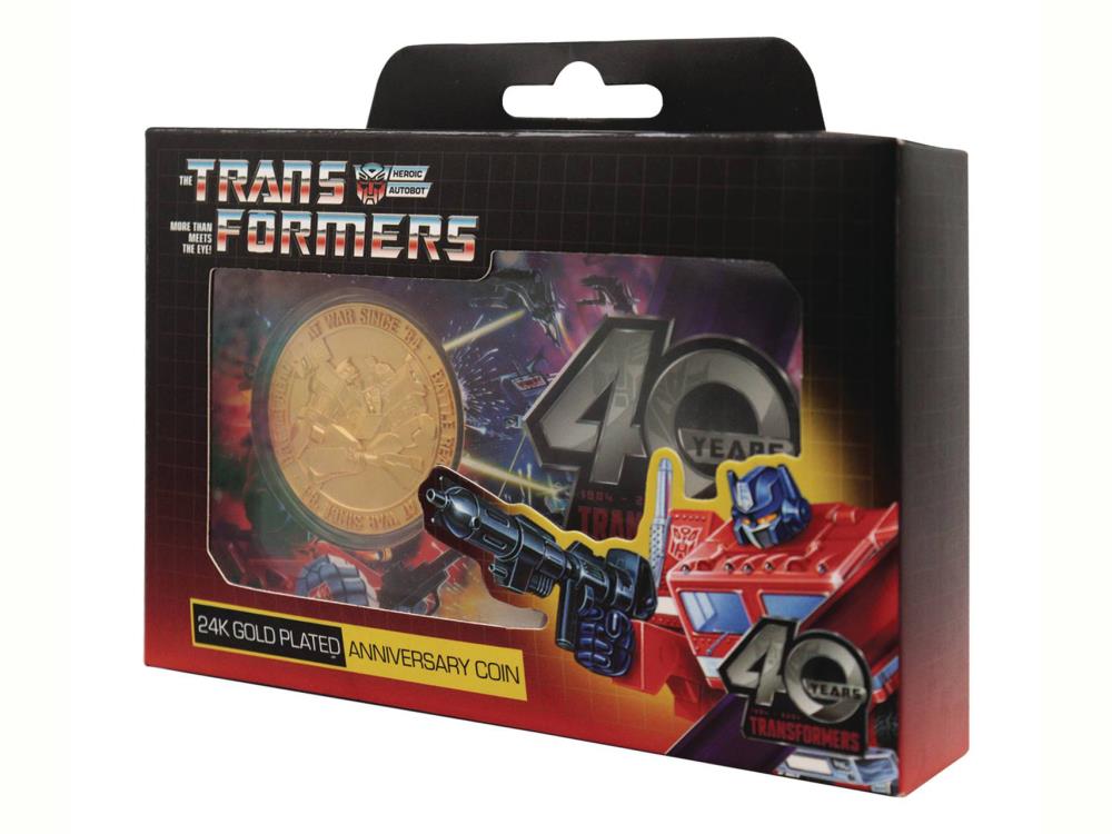Transformers 40th Anniversary 24K Gold Plated Limited Edition Coin Gallery Image 8