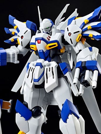 Super Robot Wars OG: Original Generations HG PTX-007-03C Weissritter Model Kit Gallery Image 2