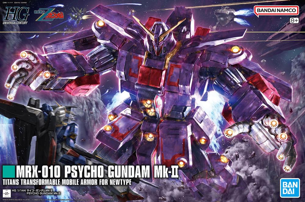 Mobile Suit Zeta Gundam HGUC MRX-010 Psyco Gundam MK-II 1/144 Scale Model Kit Gallery Image 8