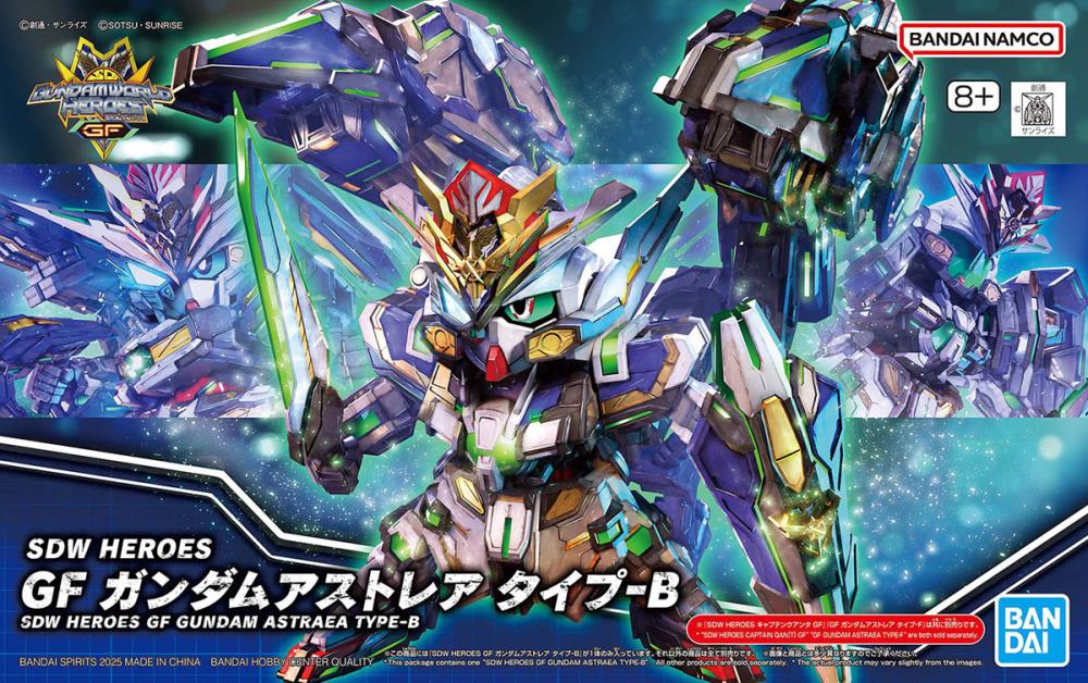 SD Gundam World Heroes SDW Heroes GF Gundam Astraea Type-B Model Kit Gallery Image 7