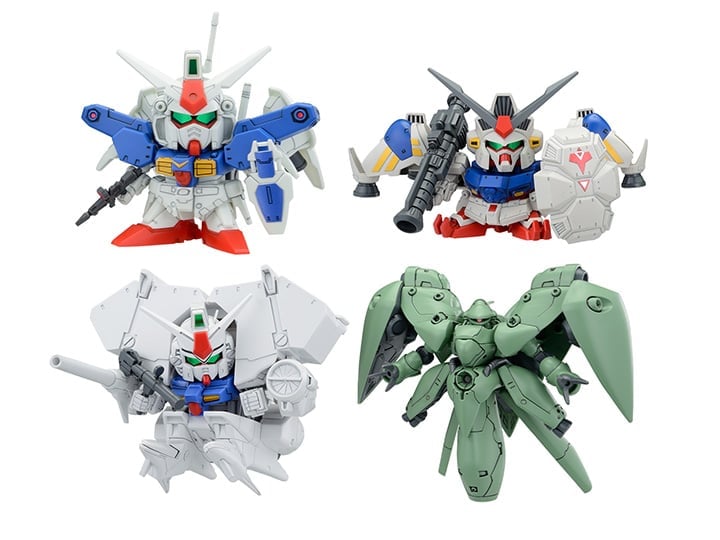 Mobile Suit Gundam 0083: Stardust Memory SD Gundam BB Senshi Set of 4 Model Kits Gallery Image 1