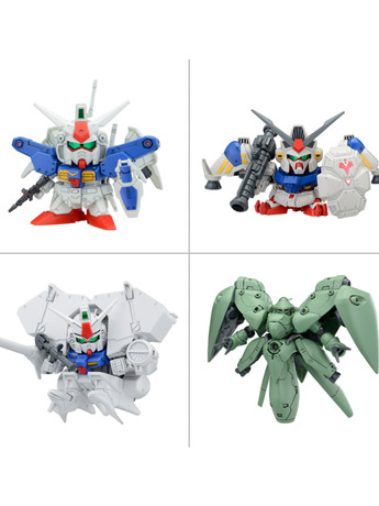 Mobile Suit Gundam 0083: Stardust Memory SD Gundam BB Senshi Set of 4 Model Kits Gallery Image 2