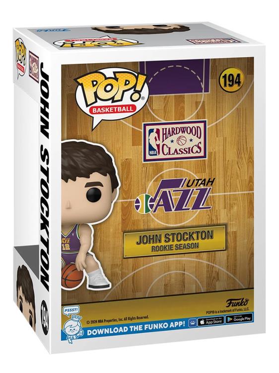 Pop! NBA: Utah Jazz - John Stockton (Rookie Season) Gallery Image 5