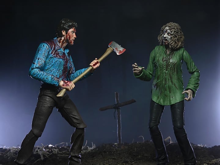 Evil Dead Ultimate Bloody Ash & Cheryl Williams Action Figure Two-Pack Gallery Image 1
