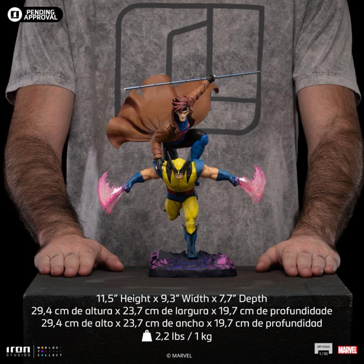 X-Men '97 Gambit and Wolverine 1/10 Deluxe Art Scale Limited