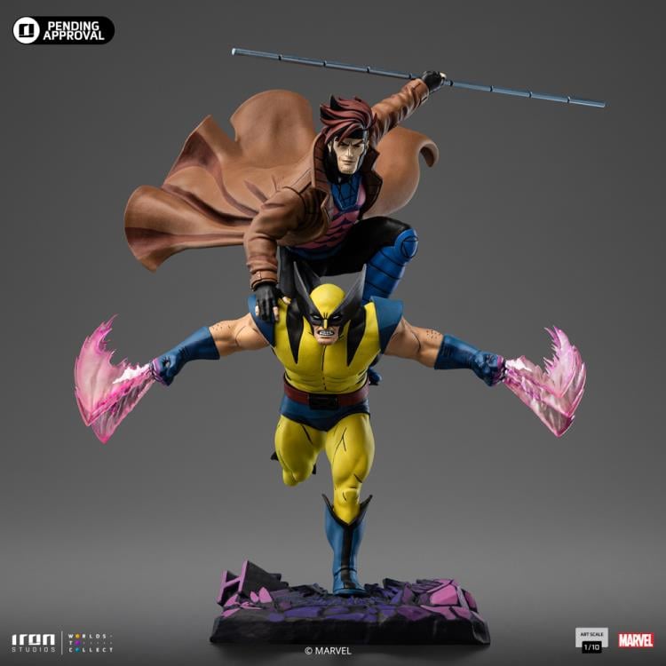 Marvel Movie Moments フィギュアセット X-Men '97 Gambit and Wolverine 1/10 Deluxe Art Scale Limited