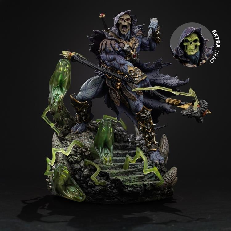 Masters of the Universe Skeletor Unleashed 1/10 Deluxe Art Scale Limited Edition Statue Gallery Image 5