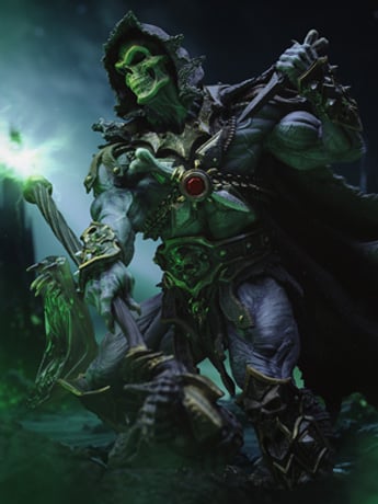 Masters of the Universe Skeletor Unleashed 1/10 Deluxe Art Scale Limited Edition Statue Gallery Image 2