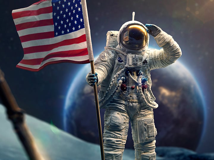Apollo 11 Astronaut 1/10 Art Scale Limited Edition Statue Gallery Image 1