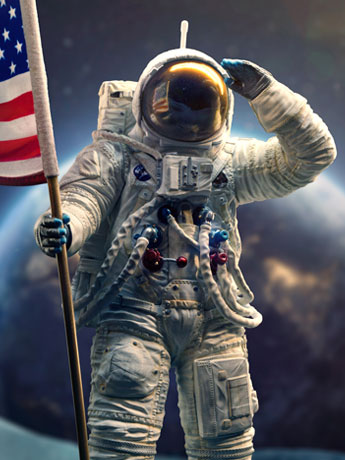 Apollo 11 Astronaut 1/10 Art Scale Limited Edition Statue Gallery Image 2
