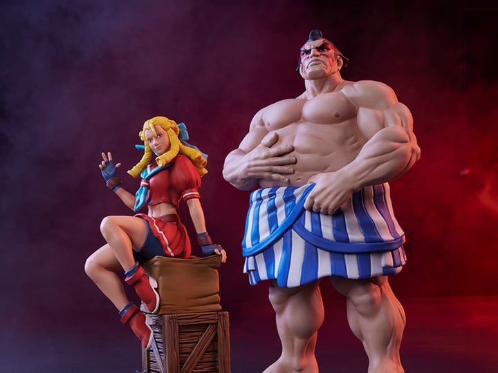 Street Fighter Street Jam Karin & E. Honda 1/10 Scale Statue Set
