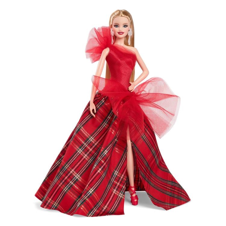 Barbie 2024 Holiday Barbie Doll (Straight Blonde Hair) Gallery Image 9