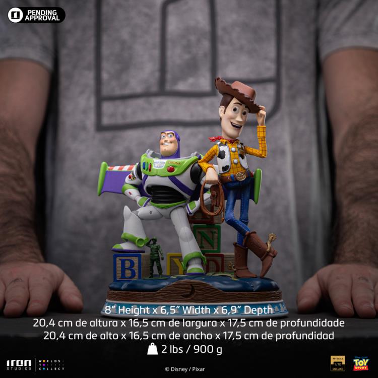 Toy Story Buzz & Woody 1/10 Deluxe Art Scale Limited Edition Statue Gallery Image 9