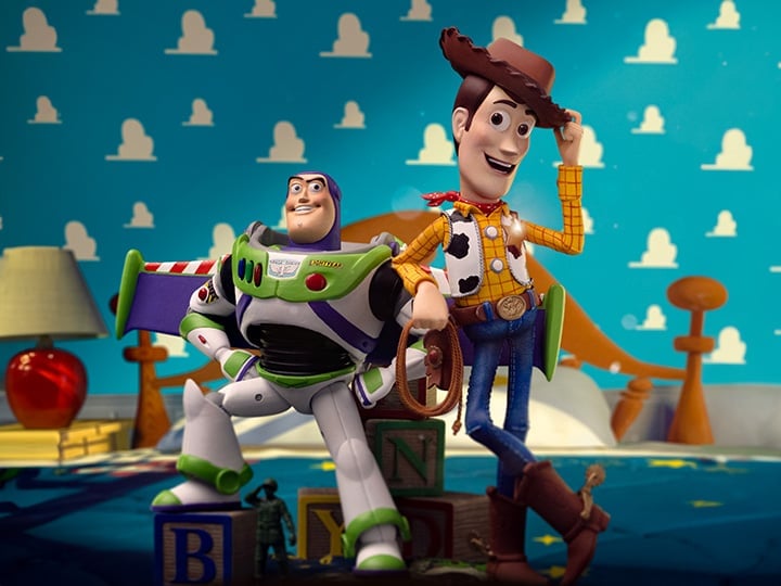 Toy Story Buzz & Woody 1/10 Deluxe Art Scale Limited Edition Statue Gallery Image 1