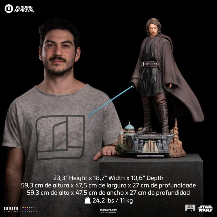 Star Wars Legacy Replica Anakin Skywalker 1/4 Scale Limited Edition Statue Gallery Image 17