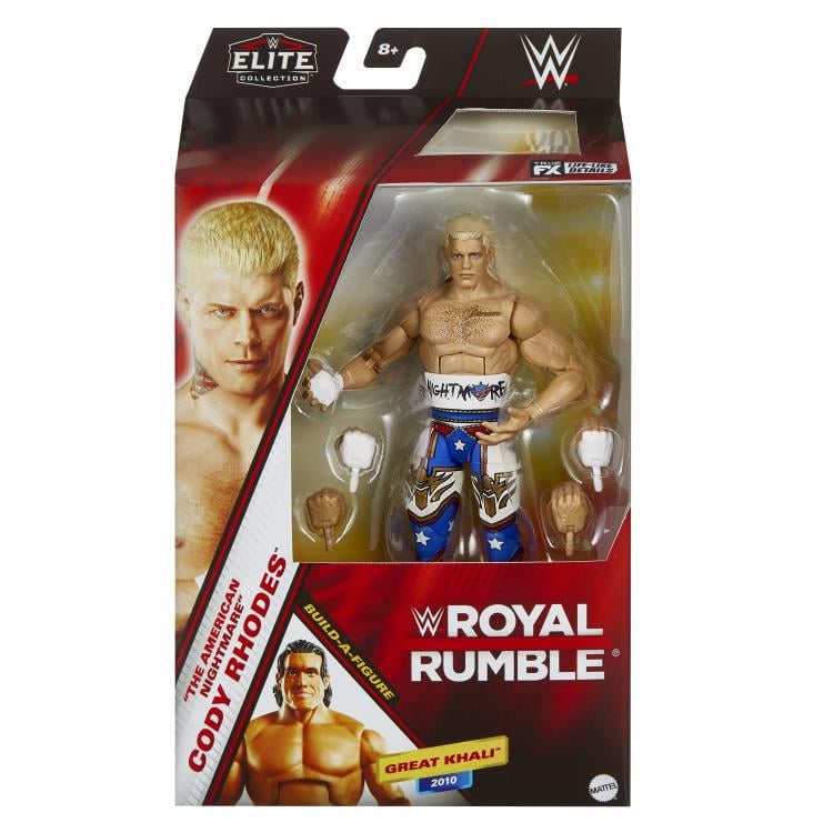 WWE Royal Rumble Elite Collection Cody Rhodes (Great Khali BAF) Gallery Image 8