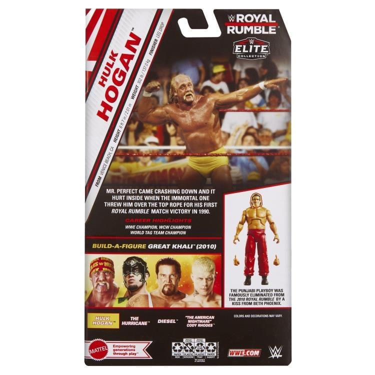 WWE Royal Rumble Elite Collection Hulk Hogan (Great Khali BAF) Gallery Image 9